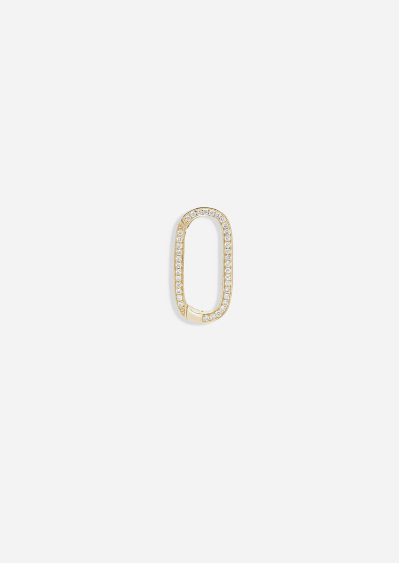 Diamond Oval Link Charm Connector