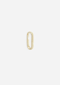 Diamond Oval Link Charm Connector