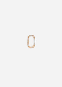 Diamond Oval Link Charm Connector