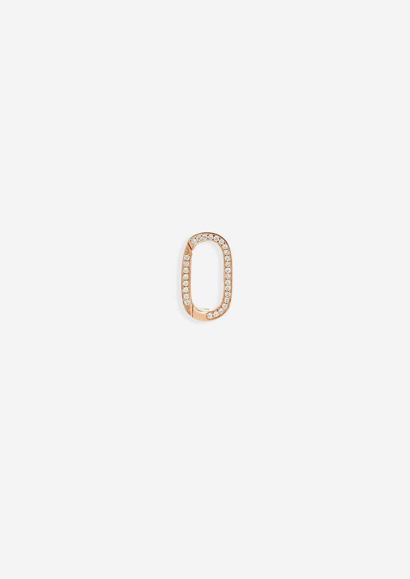 Diamond Oval Link Charm Connector