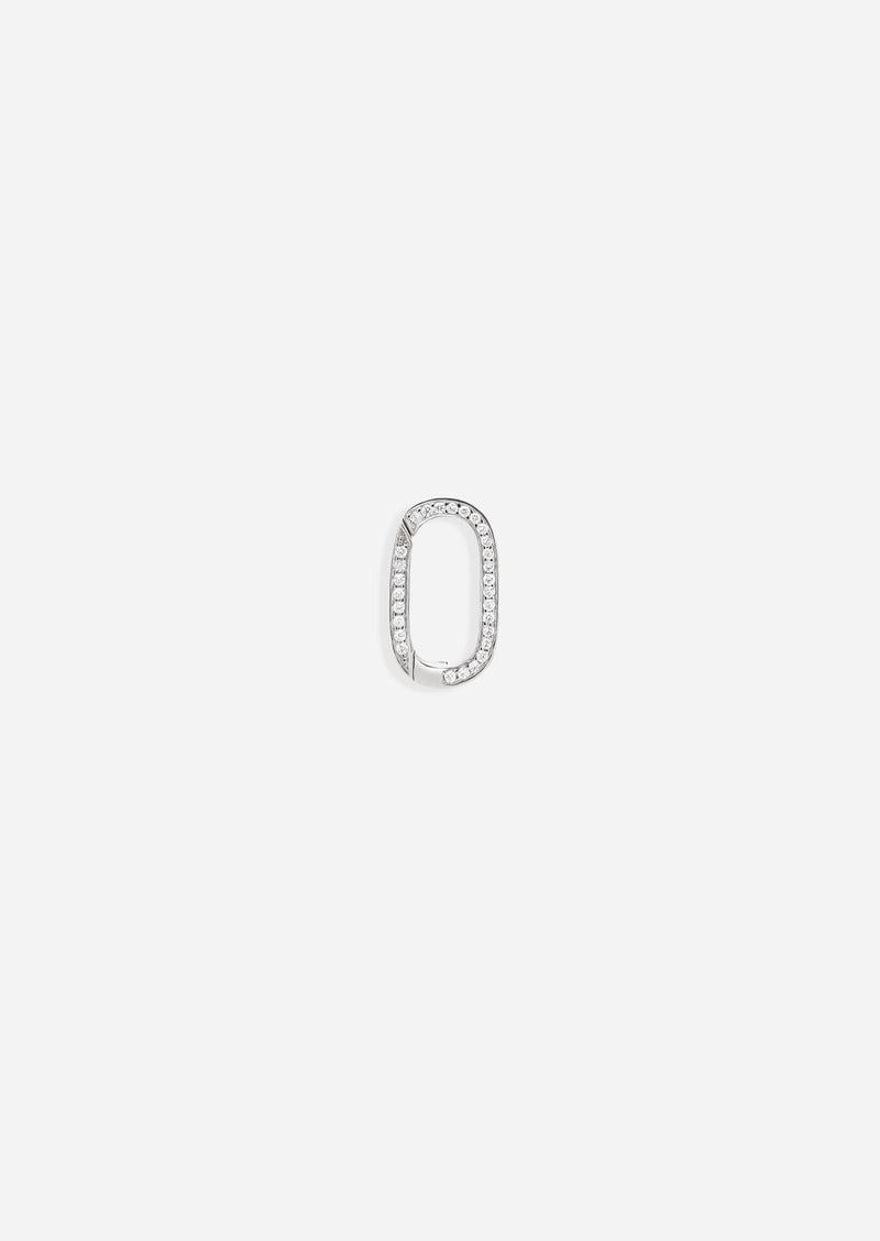 Diamond Oval Link Charm Connector