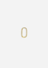 Diamond Oval Link Charm Connector