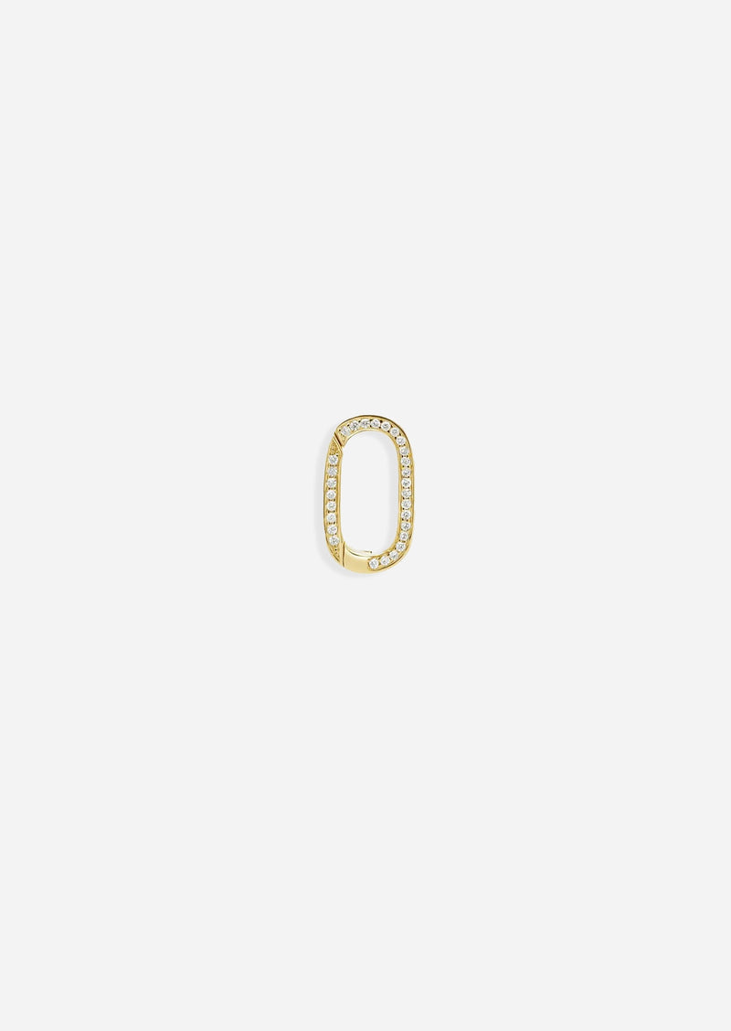 Diamond Oval Link Charm Connector
