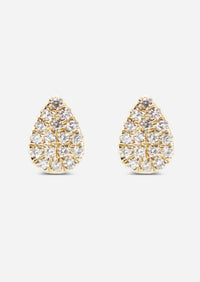 Pear Diamond Stud Earring | Single