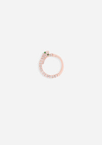Diamond Snake Daith Lock Hoop | Single