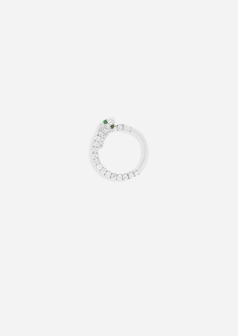Diamond Snake Daith Lock Hoop | Single