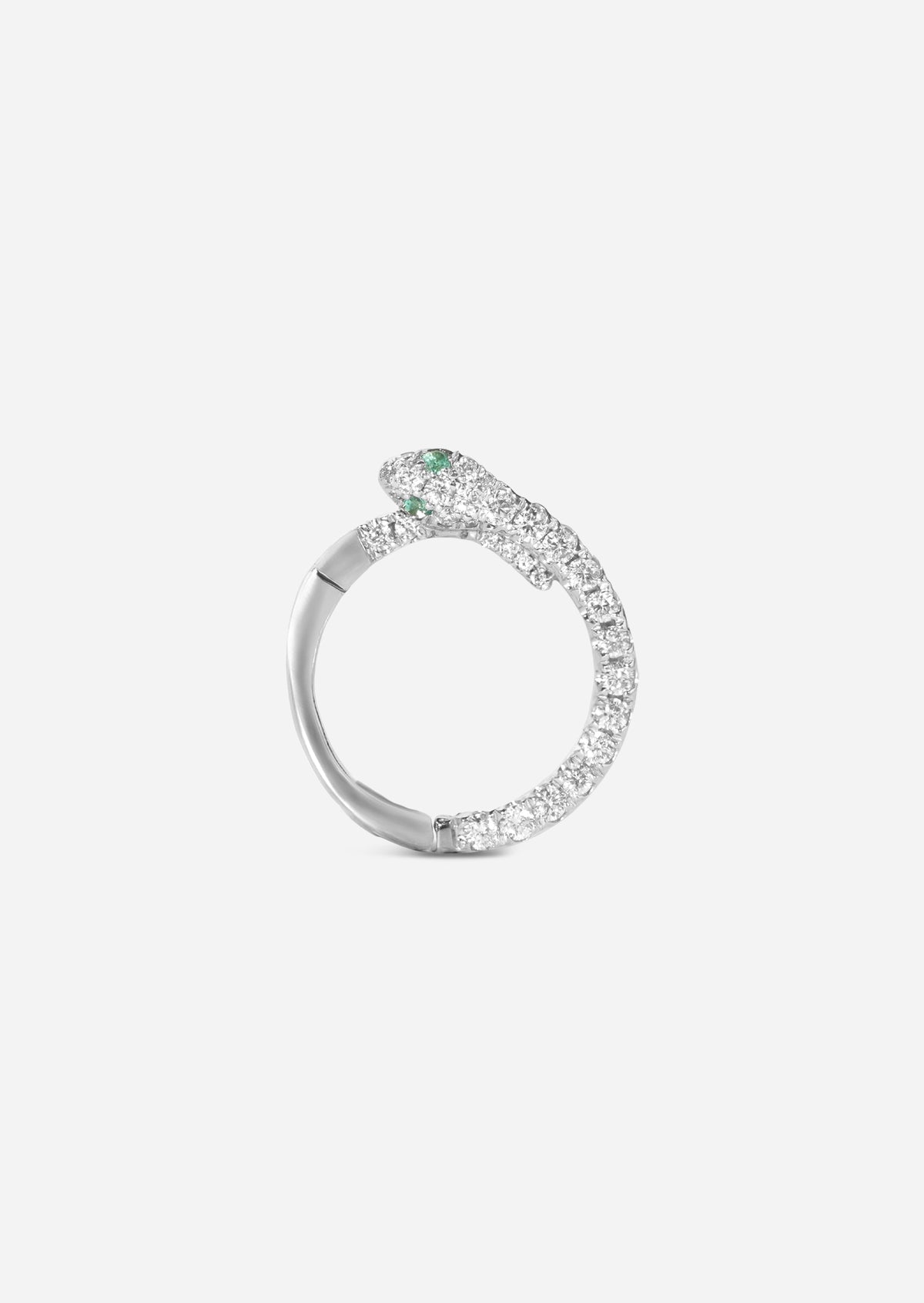 Diamond Snake Daith Lock Hoop | Single