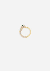 Diamond Snake Daith Lock Hoop | Single
