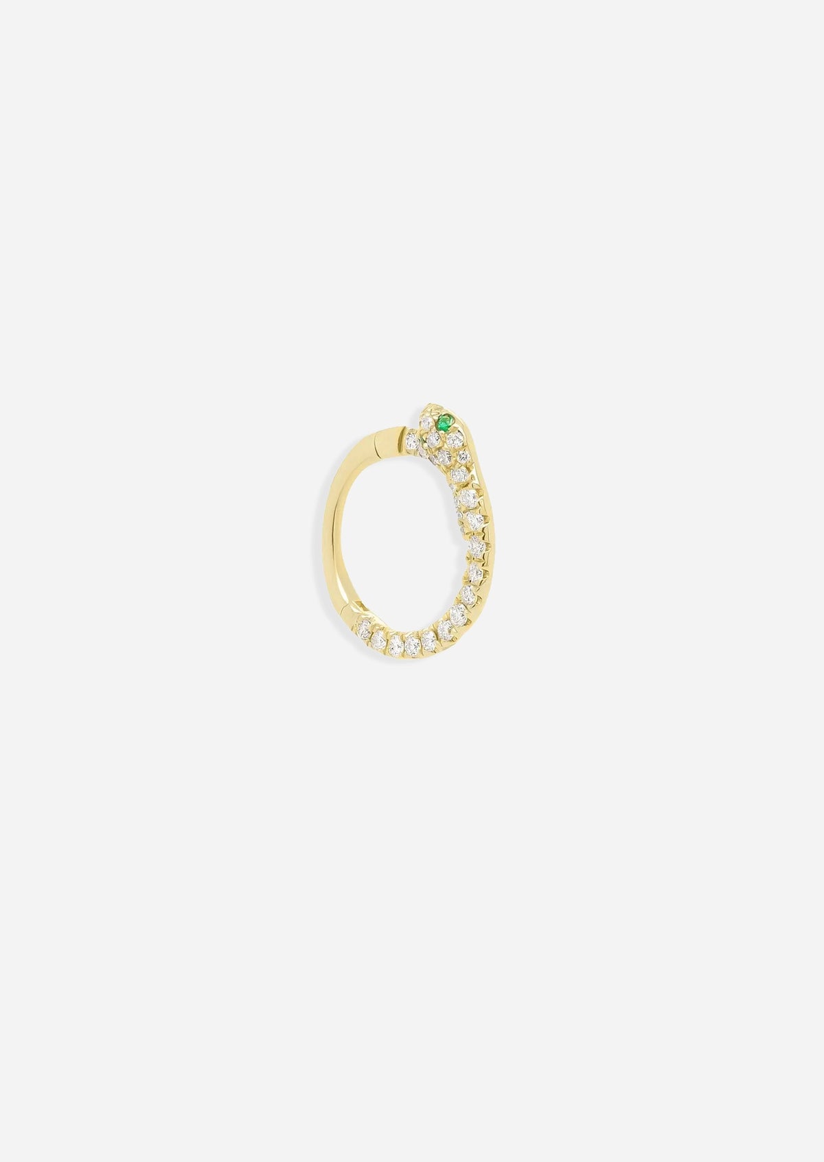 Diamond Snake Daith Lock Hoop | Single