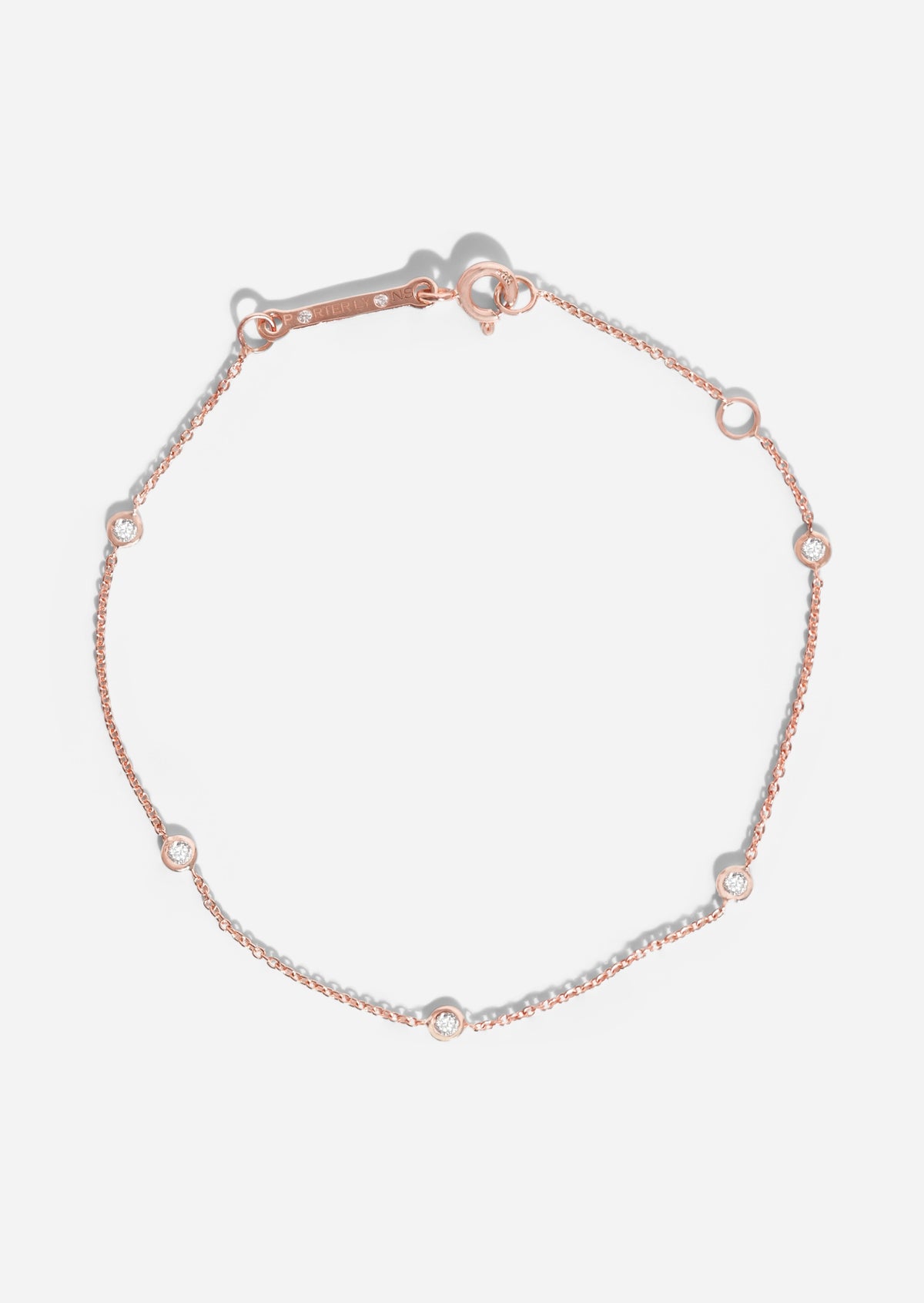 Sacred 5 Diamond Station Bracelet