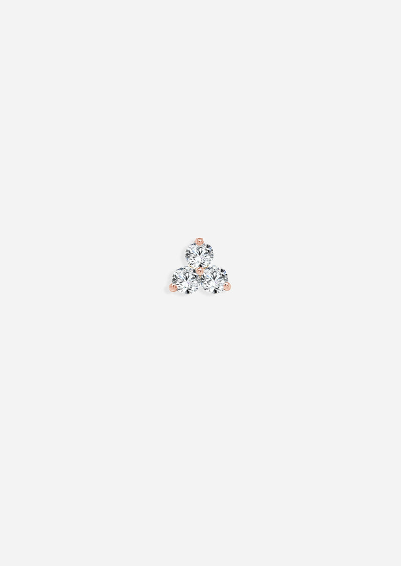 Diamond Trio Earring | Single