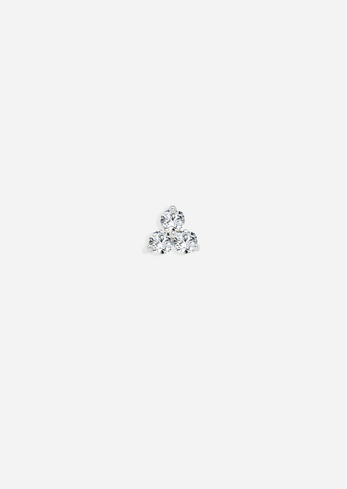 Diamond Trio Earring | Single