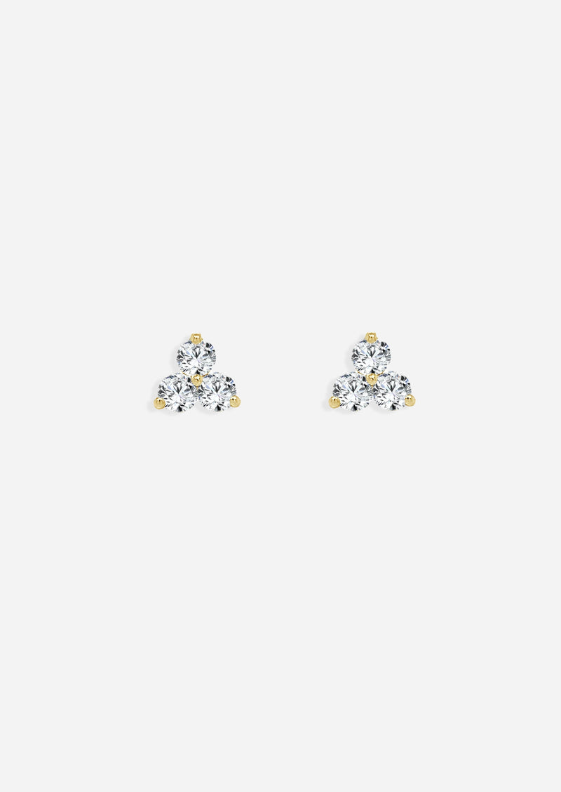 Diamond Trio Earring | Single