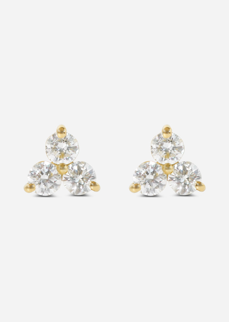 Diamond Trio Earring | Single