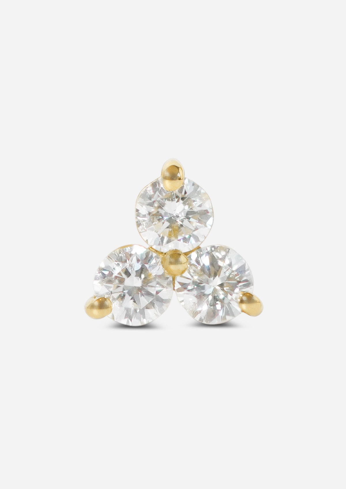 Diamond Trio Earring | Single
