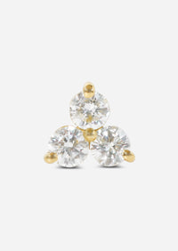 Diamond Trio Earring | Single