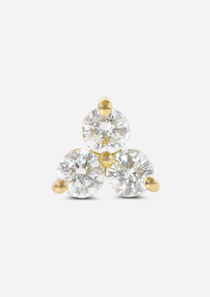 Diamond Trio Earring | Single