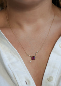 Dopamine Necklace - Watermelon Tourmaline