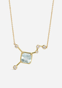 Dopamine Necklace - Brazilian Aquamarine