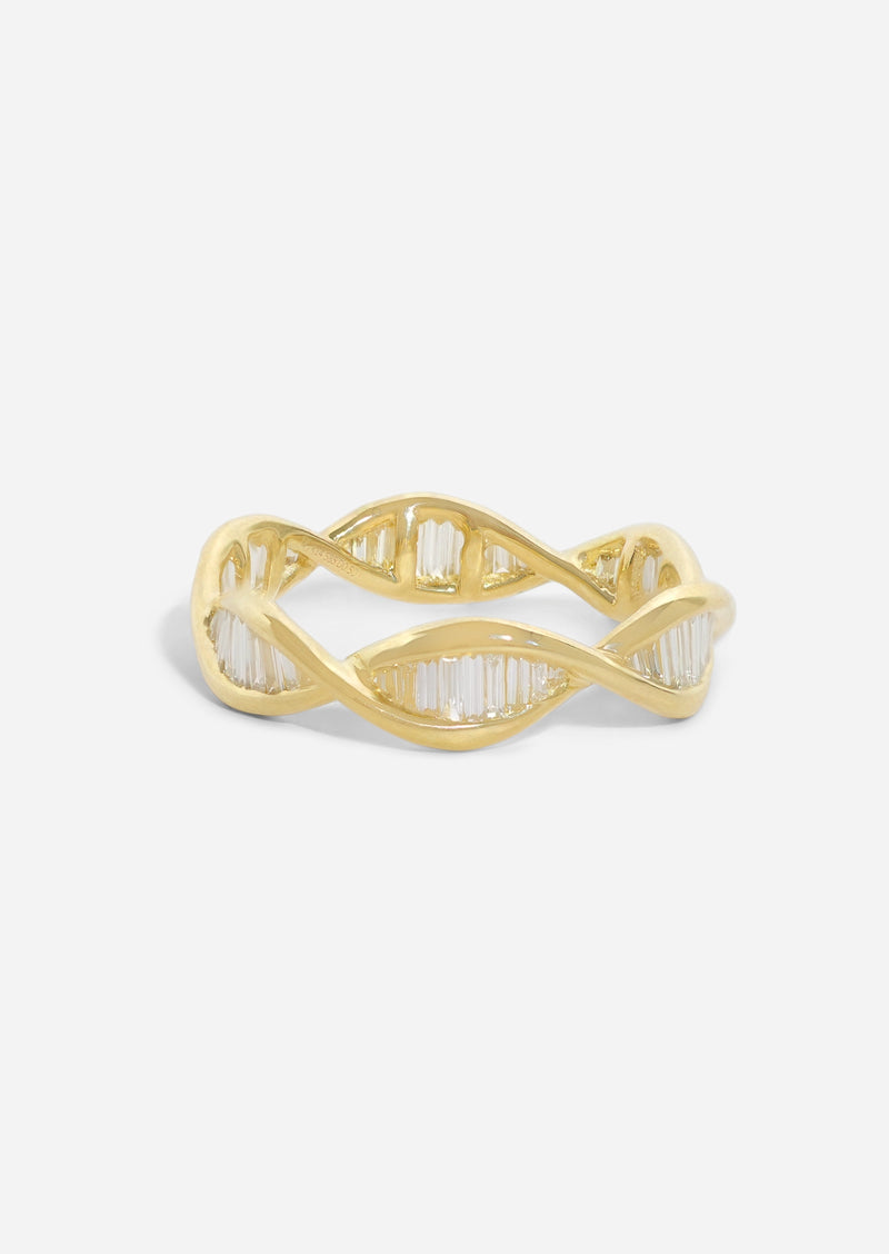 Double Helix Eternity Ring