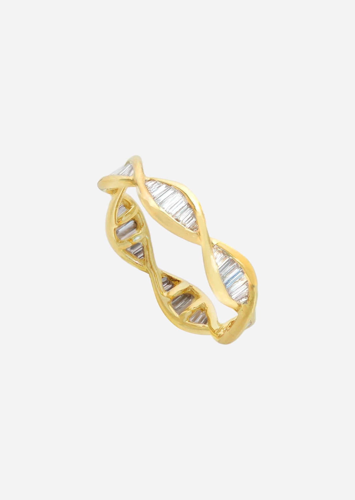 Double Helix Eternity Ring