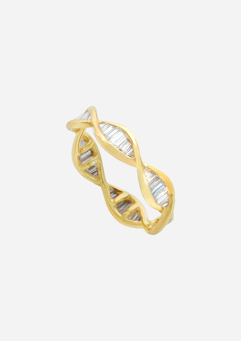 Double Helix Eternity Ring