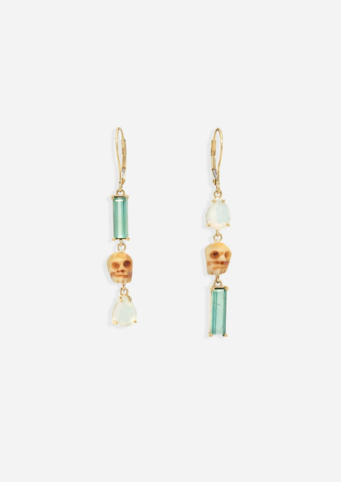 Duat Skull Drop Earrings