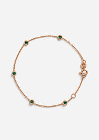 Sacred 5 Emerald Station Bracelet