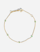 Sacred 5 Emerald Station Bracelet