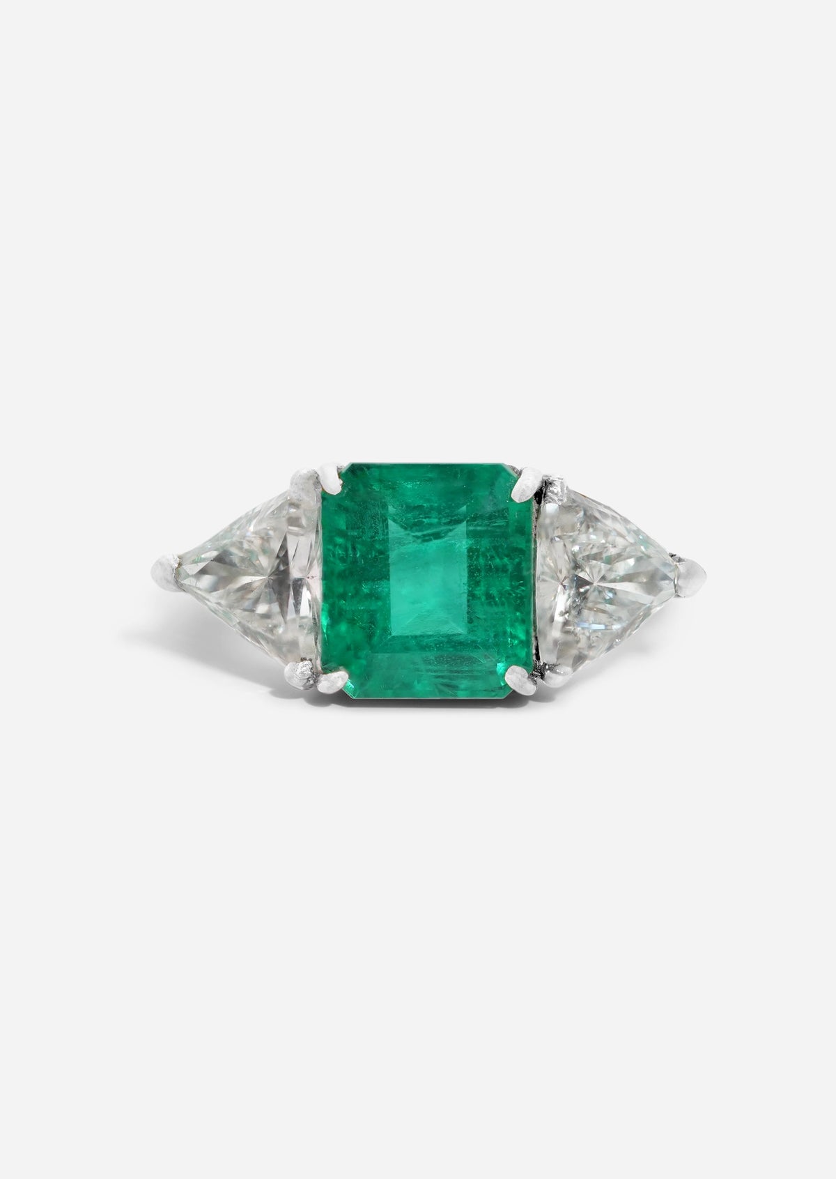 Emerald Trilogy Ring