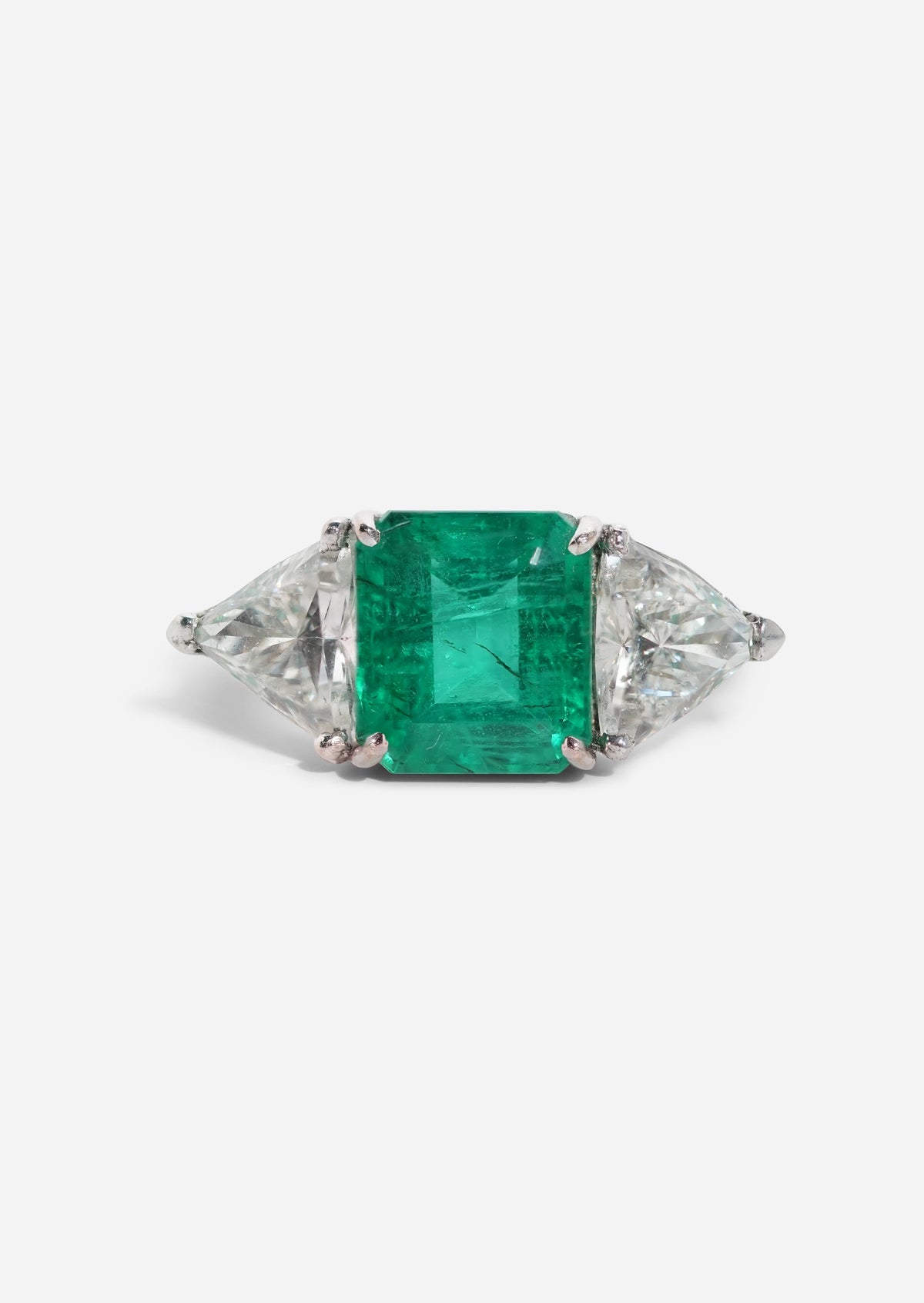 Emerald Trilogy Ring