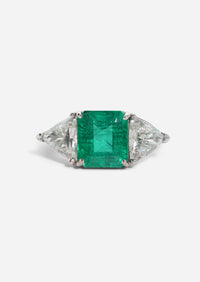 Emerald Trilogy Ring