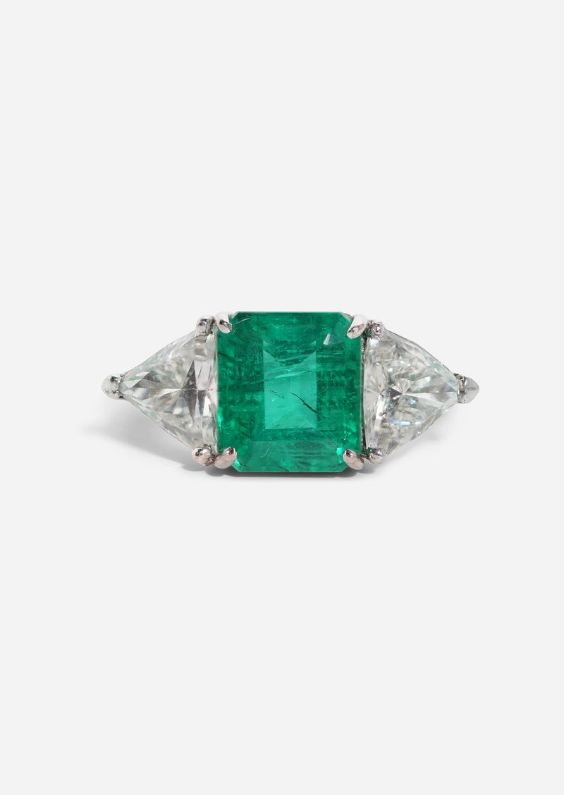 Emerald Trilogy Ring