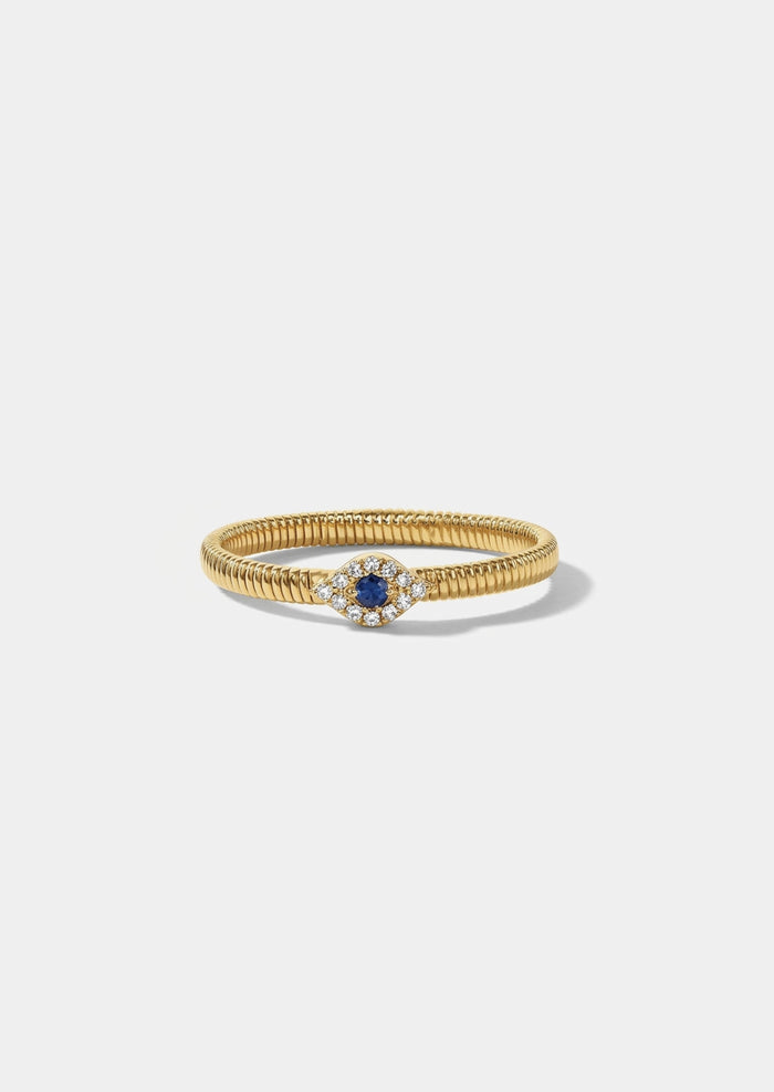 Evil Eye Omega Ring