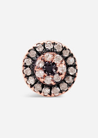 Evil Eye Protector Threaded Flat Back Earring | Single