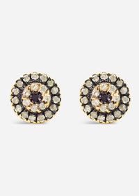 Evil Eye Protector Threaded Flat Back Earring | Single