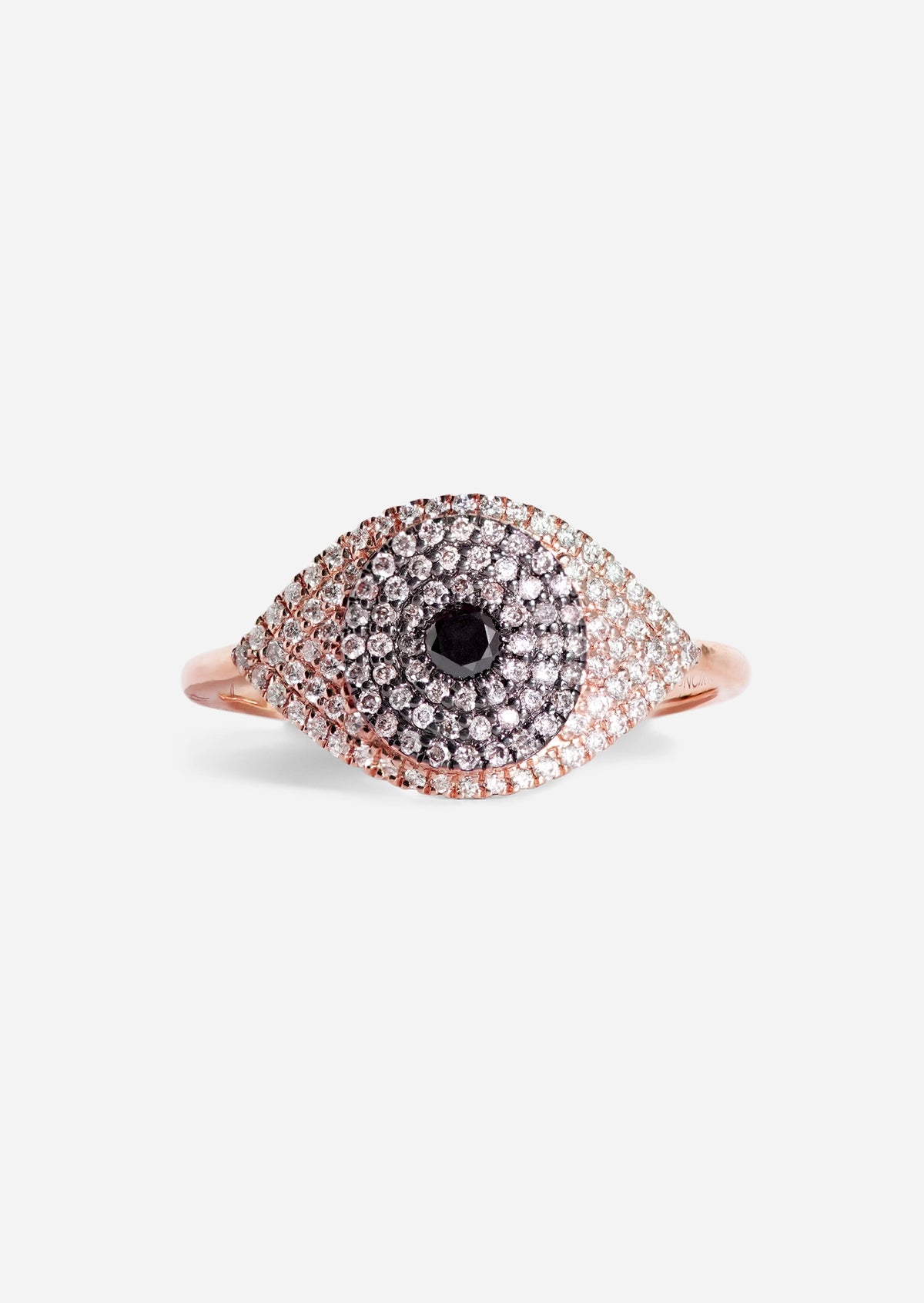 Evil Eye Protector Ring - Brown