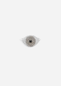 Evil Eye Protector Ring - Brown
