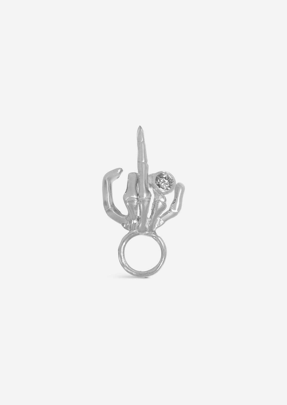 The Finger Skeleton Hand Charm