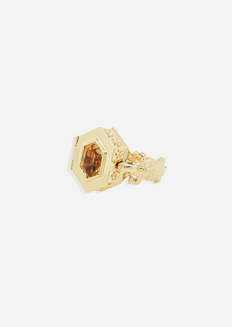 Funeral Ring - Citrine