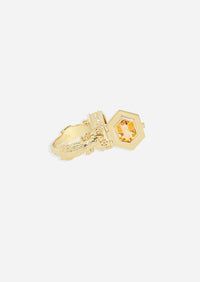 Funeral Ring - Citrine