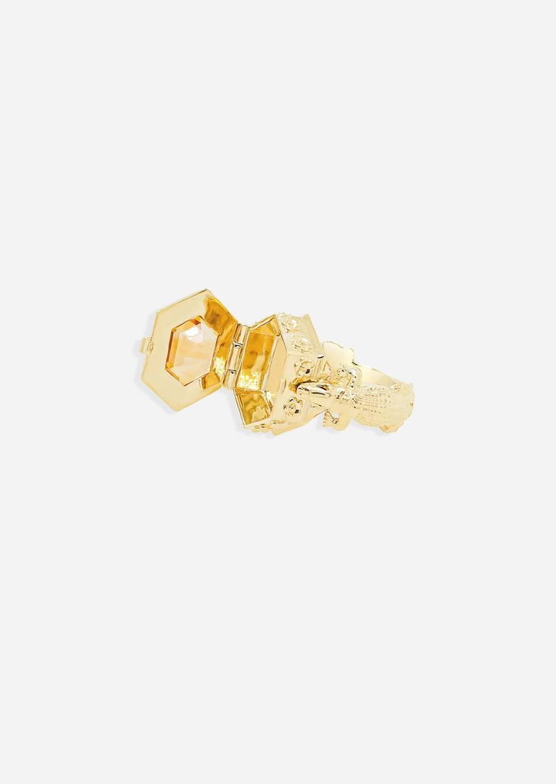 Funeral Ring - Citrine