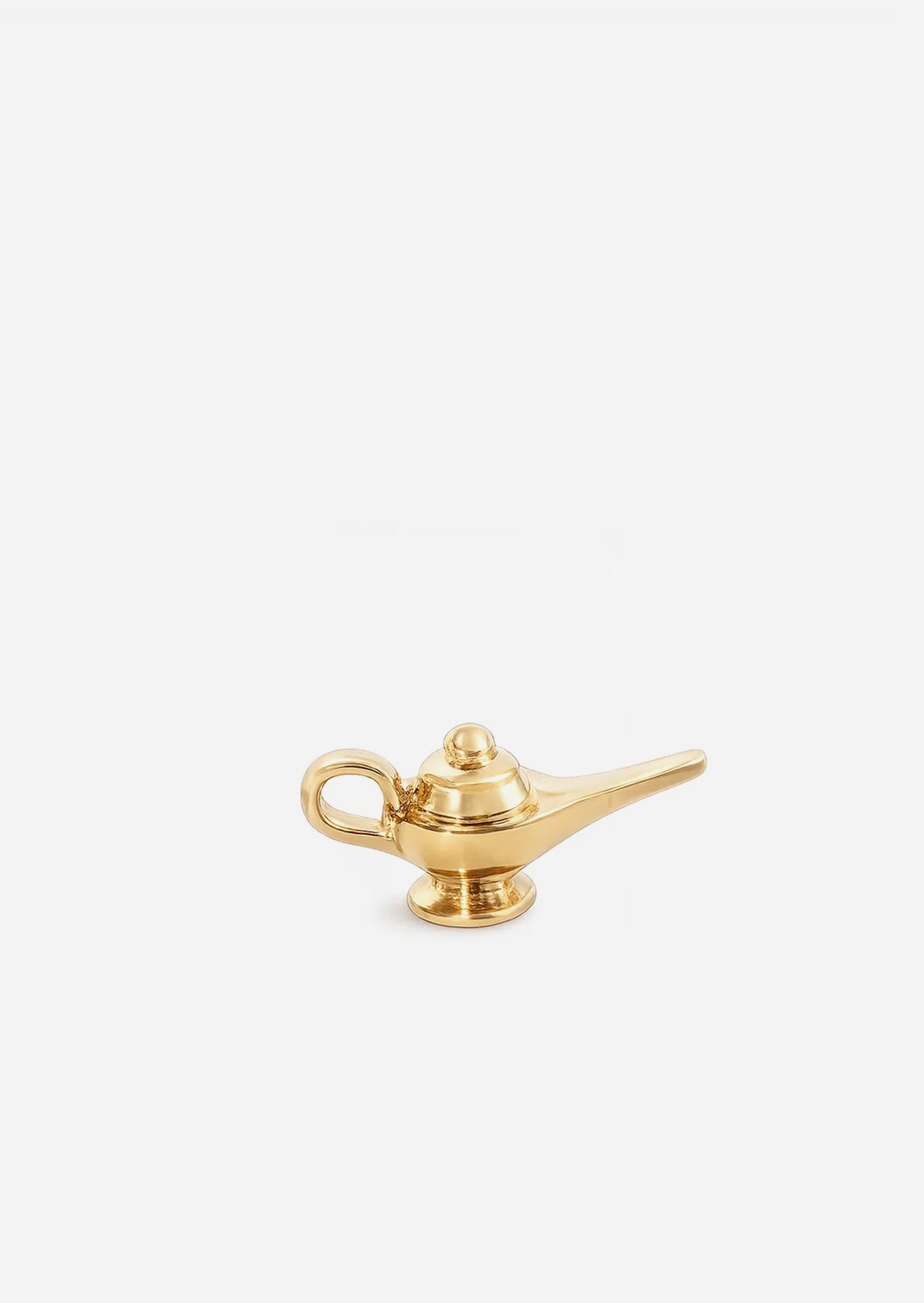 Genie Lamp Threaded Flat Back Earring