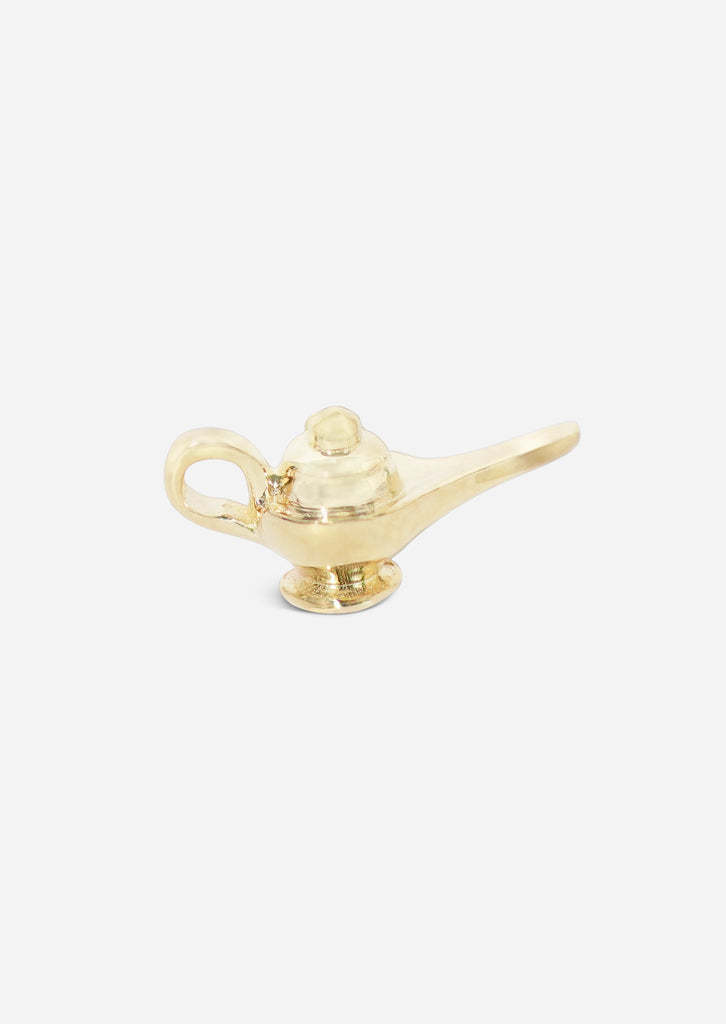 Genie Lamp Threaded Flat Back Earring | Single