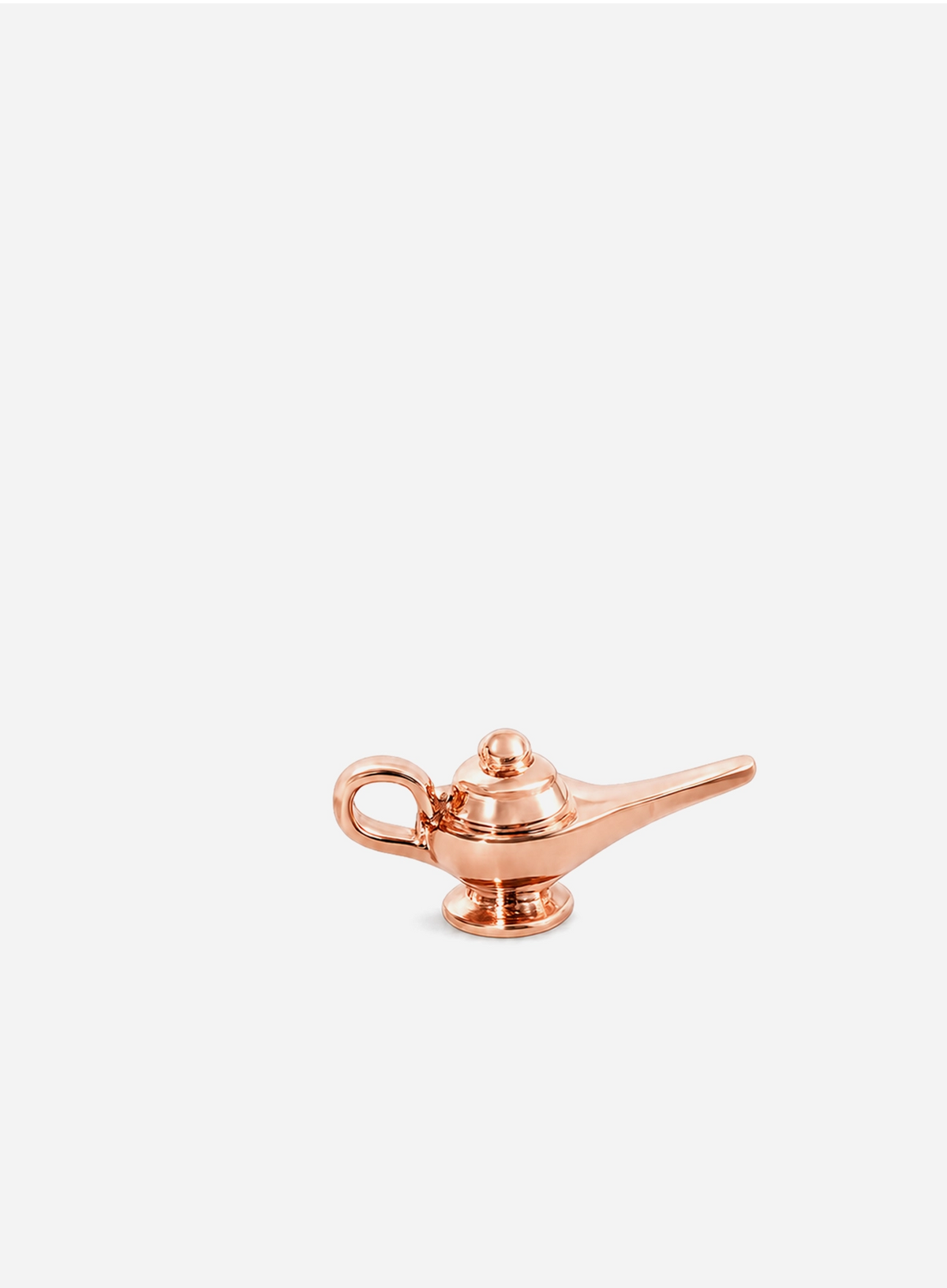 Genie Lamp Threaded Flat Back Earring