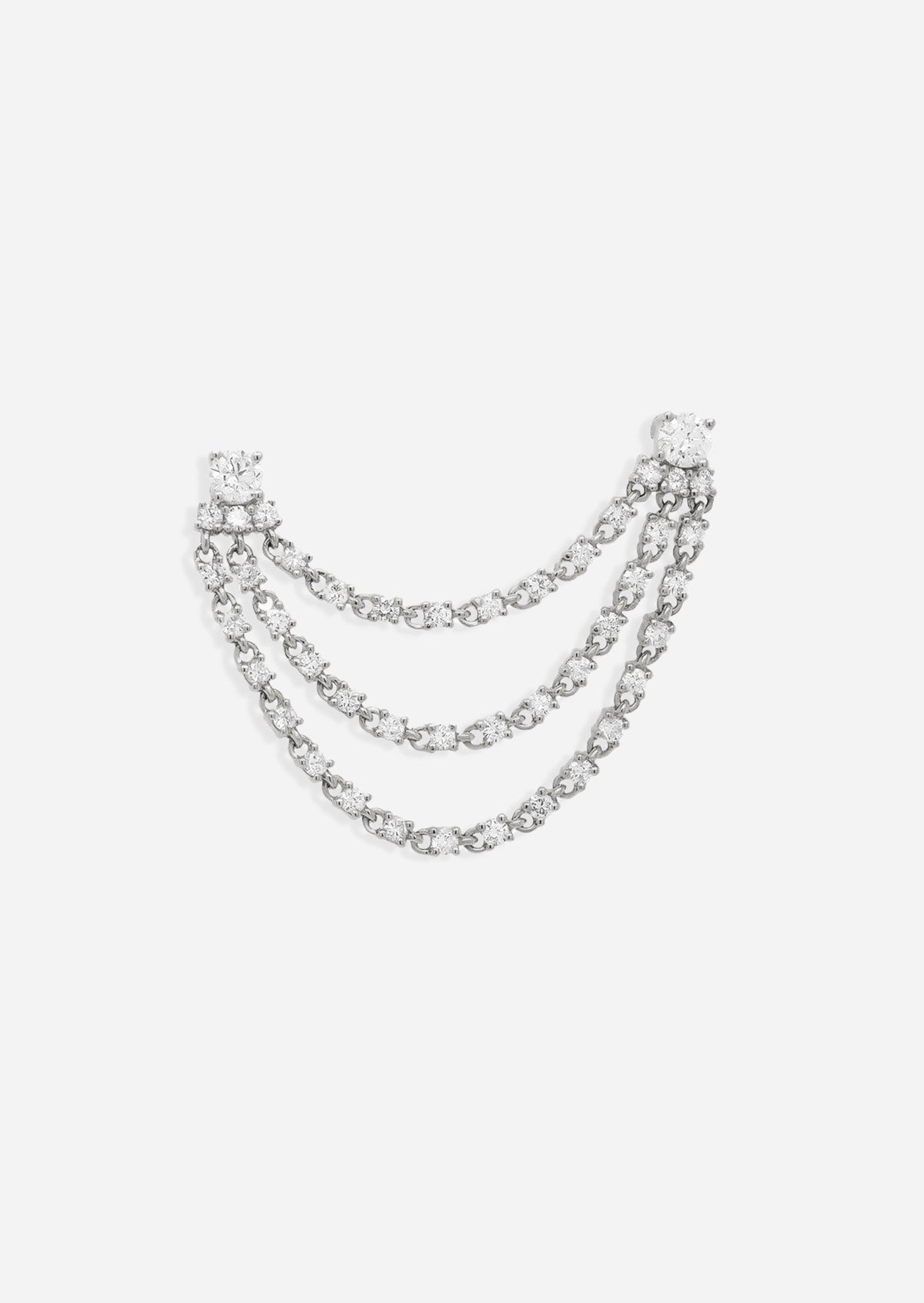 Harper Diamond Loop Earring | Single