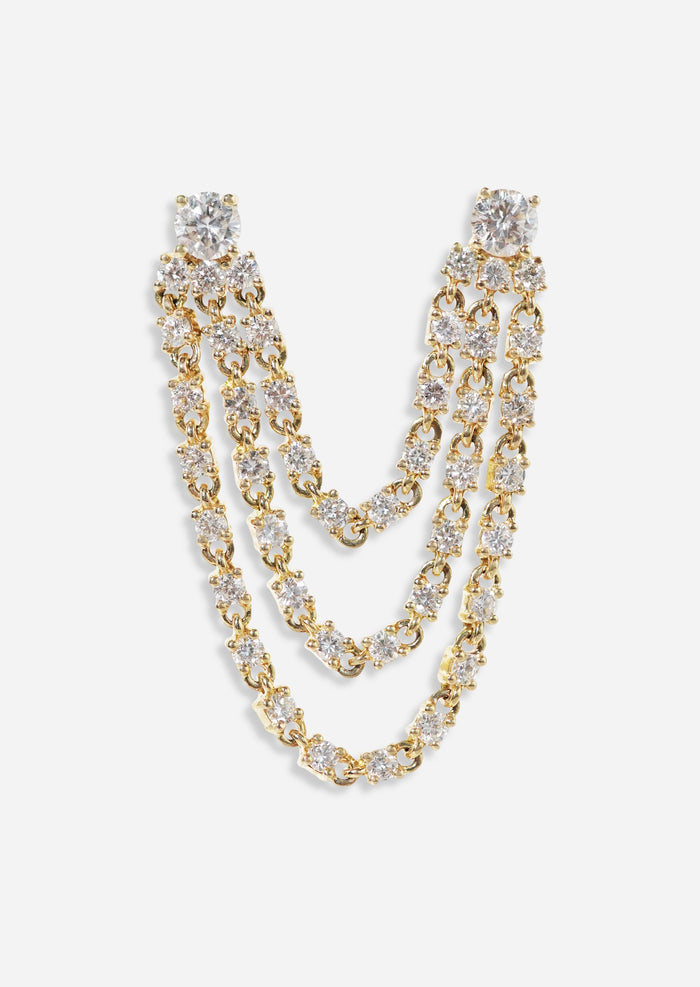 Harper Diamond Loop Earring | Single