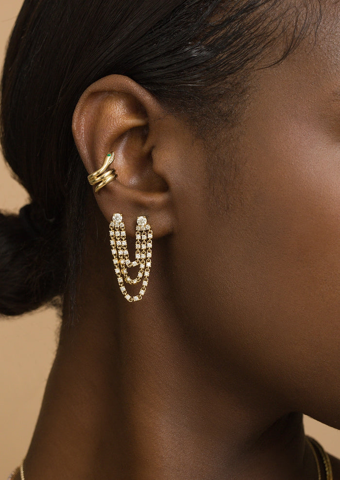 Harper Diamond Loop Earring