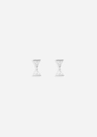 Hourglass Threaded Flat Back Earring | Single