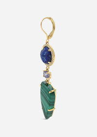 Lapis Scarab Earrings